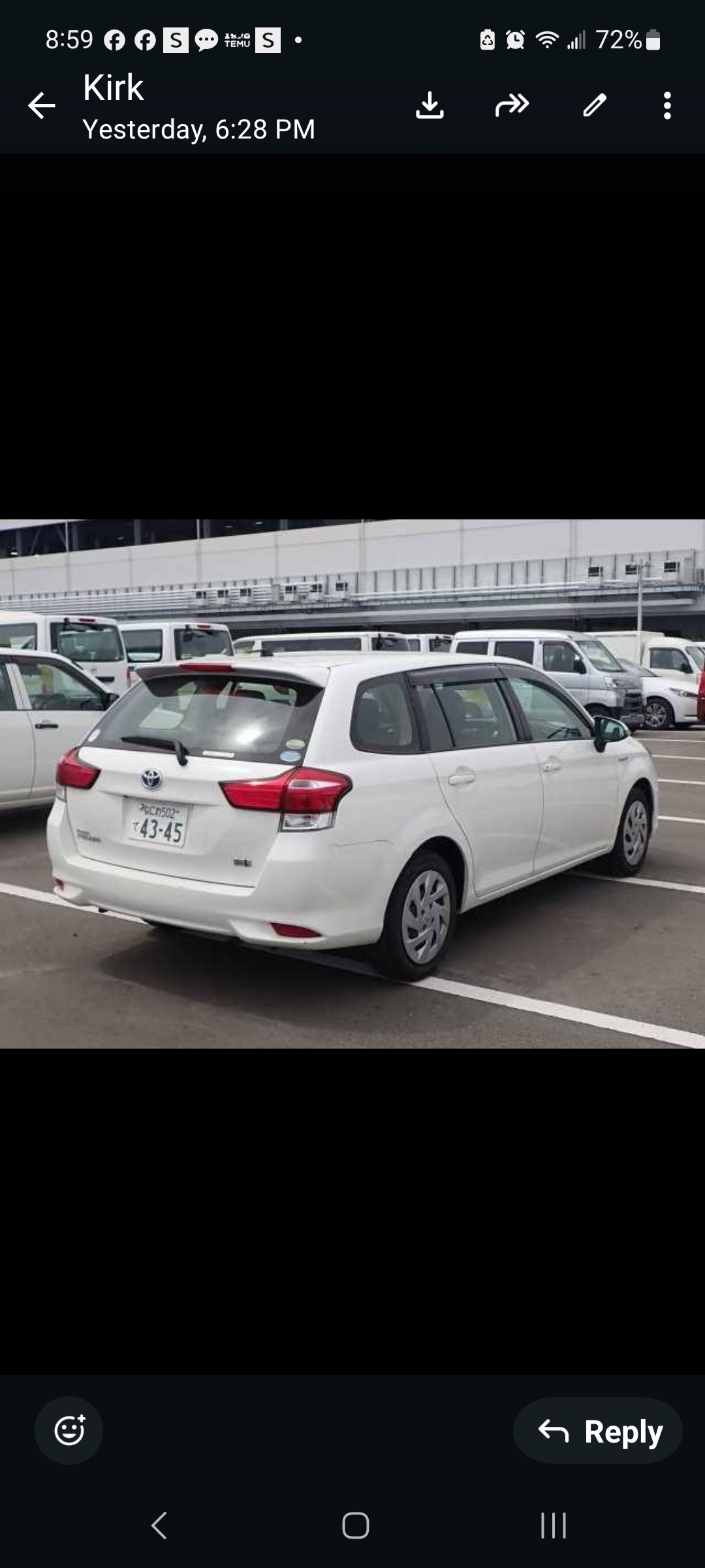 2019 TOYOTA FIELDER